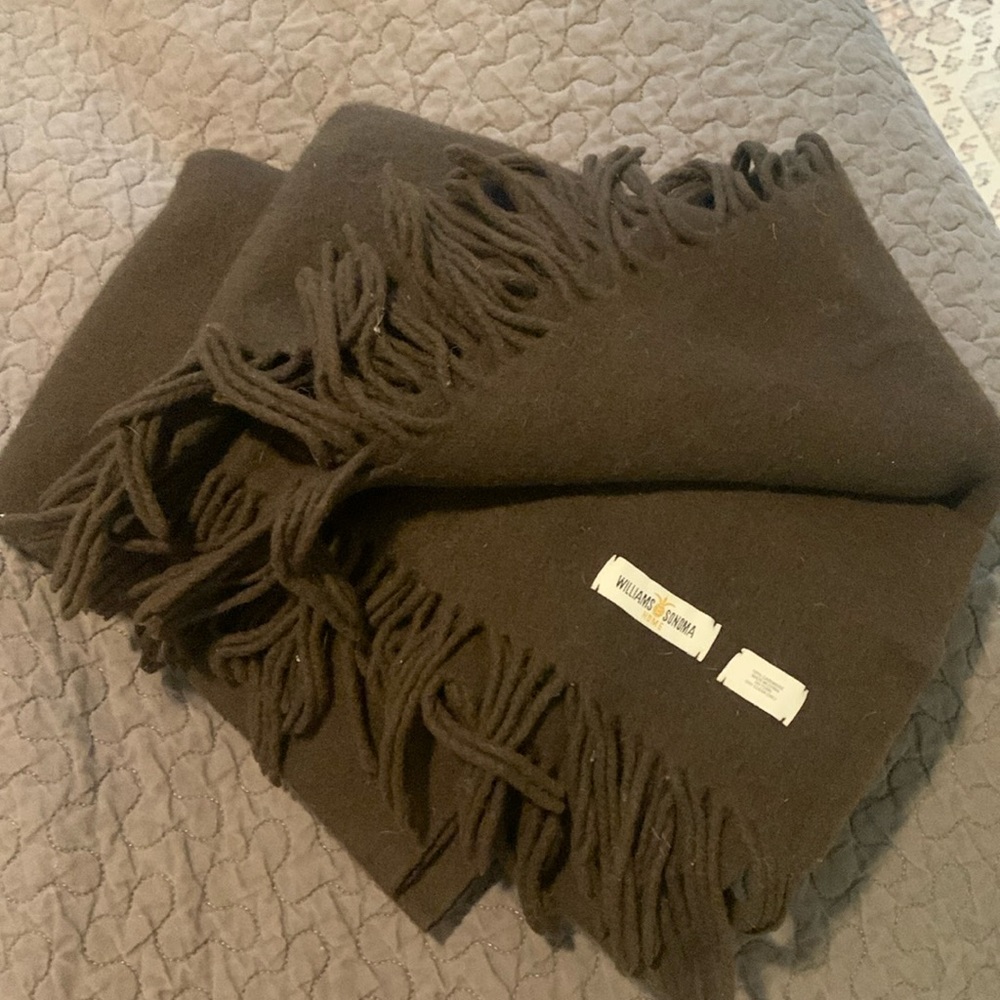 Williams Sonoma home 100% cashmere throw